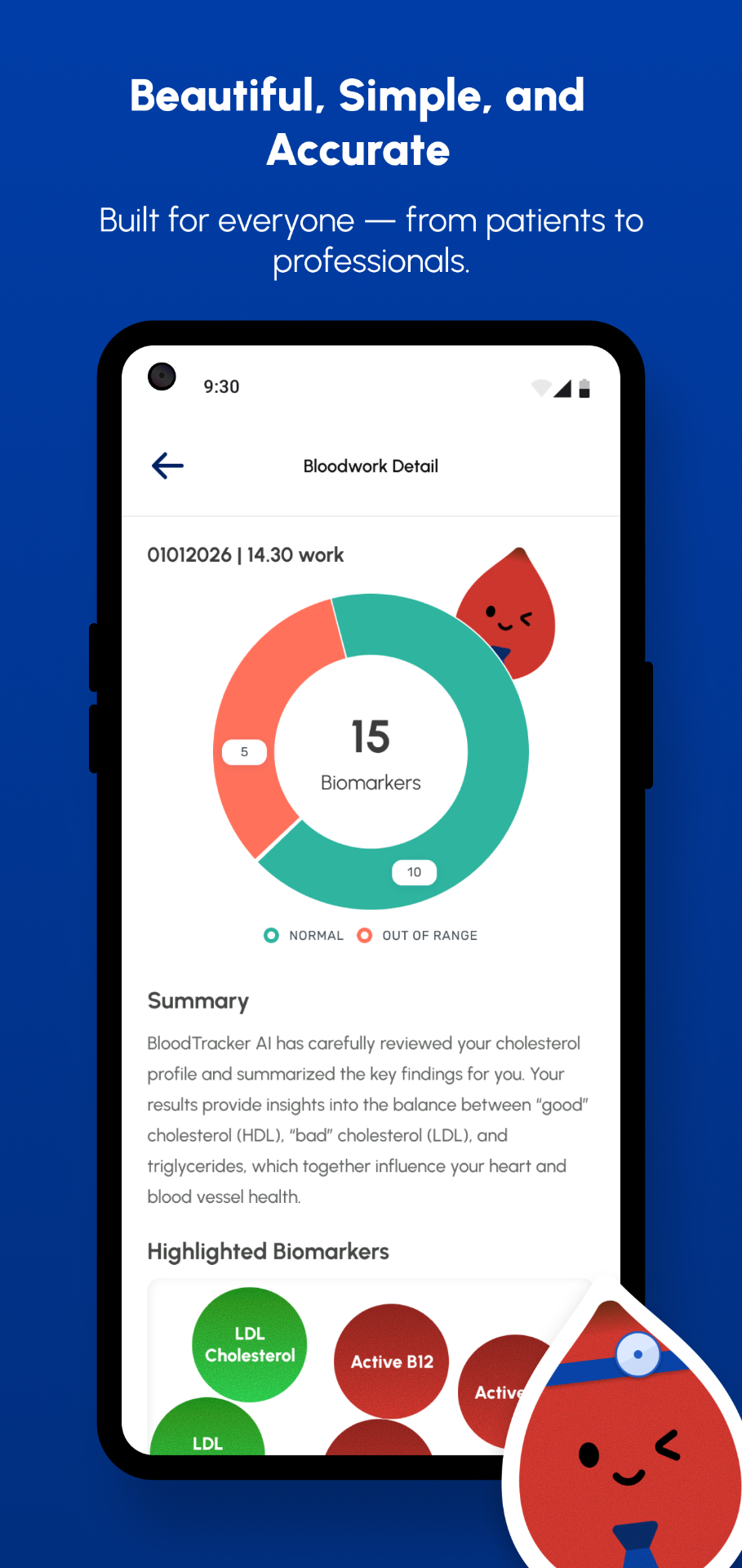 BloodTracker AI – AI Blood Lab Result Tracker